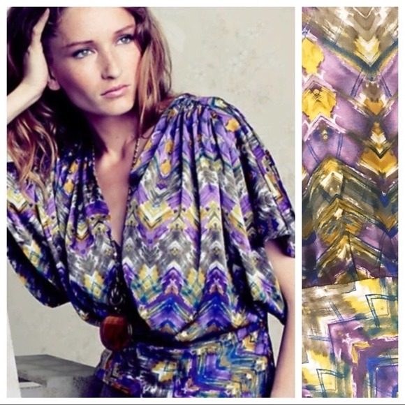 Anthropologie Fei Dolman Sleeve Kimono Top Small - Picture 13 of 13